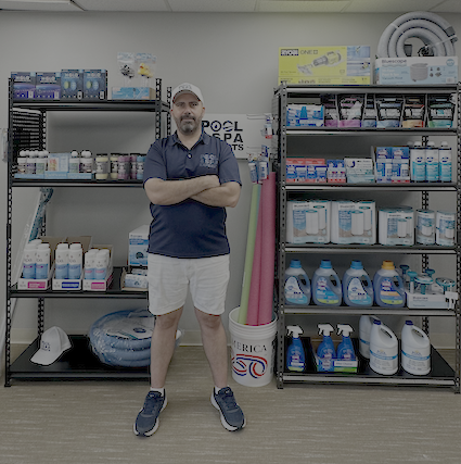 Inside Pool & Spa Experts store