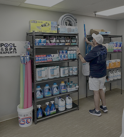 Store interior — Pool & Spa Experts